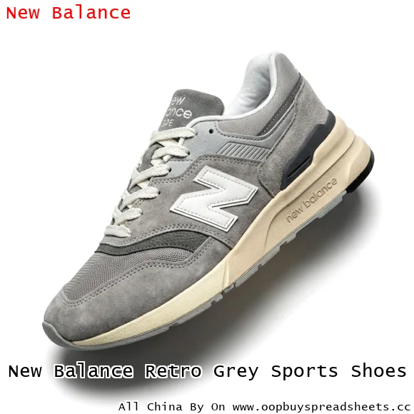 New Balance Retro Grey Sports Shoes