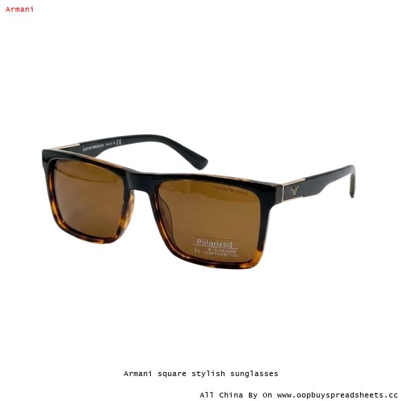 Armani square stylish sunglasses