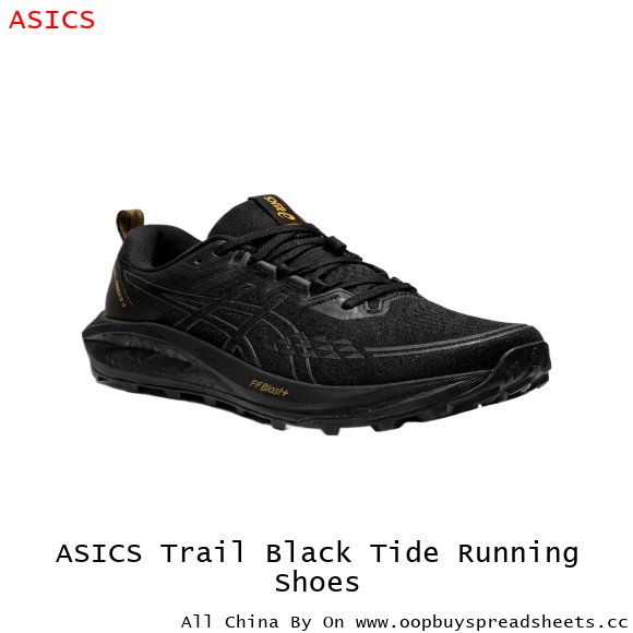ASICS Trail Black Tide Running Shoes