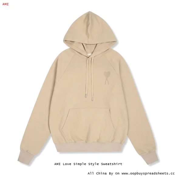 AMI Love Simple Style Sweatshirt