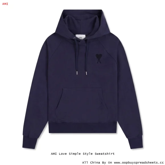 AMI Love Simple Style Sweatshirt