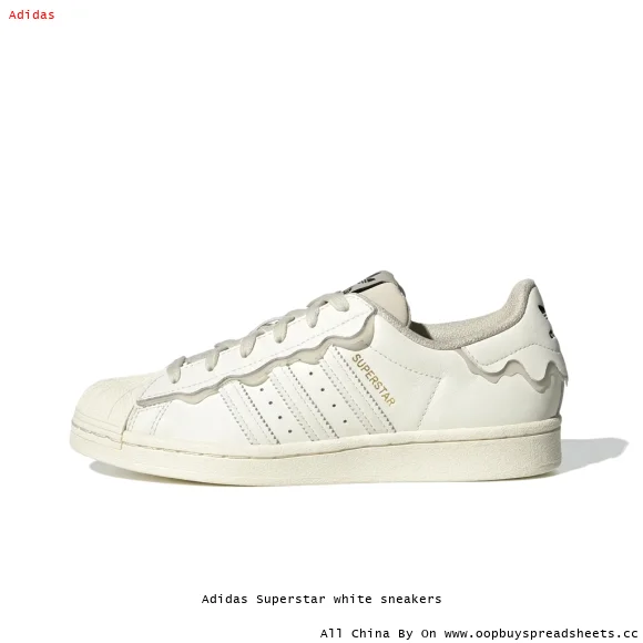 Adidas Superstar white sneakers