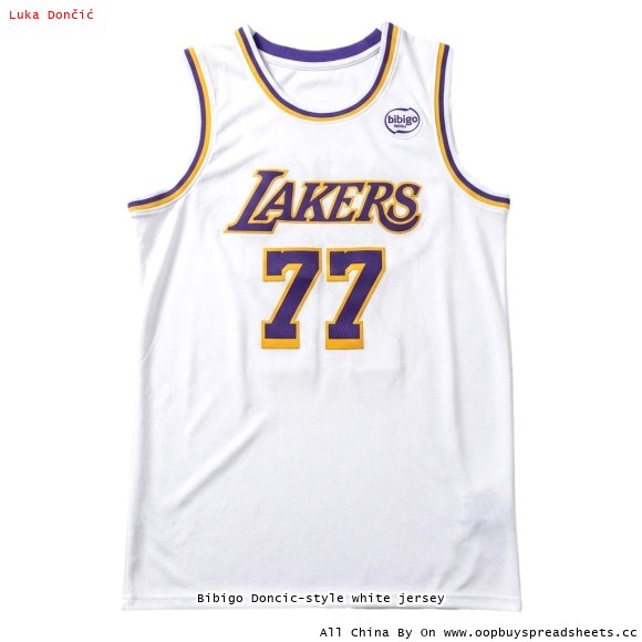 Bibigo Doncic-style white jersey