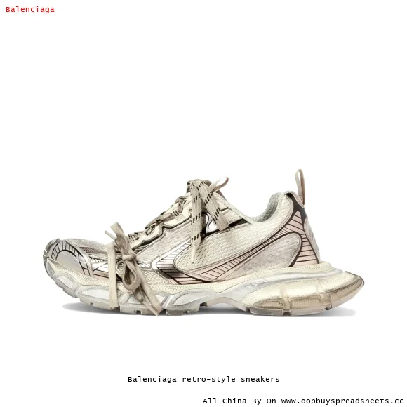 Balenciaga retro-style sneakers