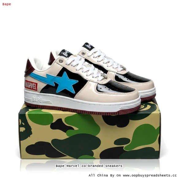 Bape Marvel co-branded sneakers