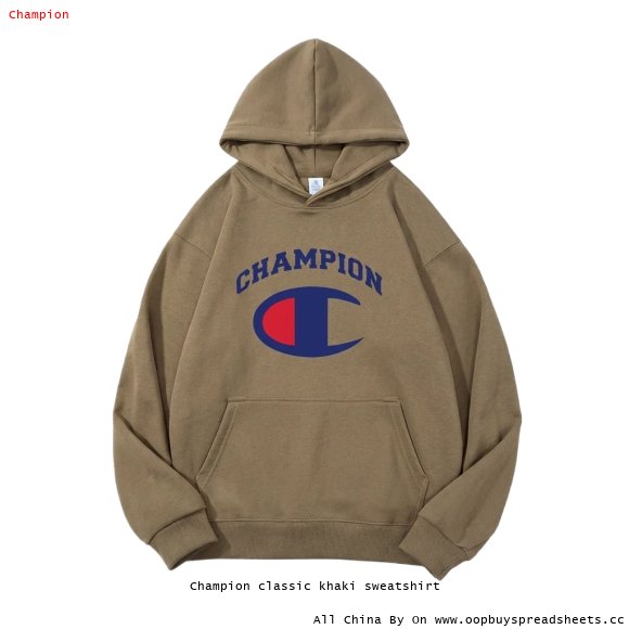Champion classic khaki sweatshirt
