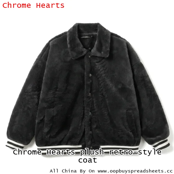 Chrome Hearts plush retro-style coat