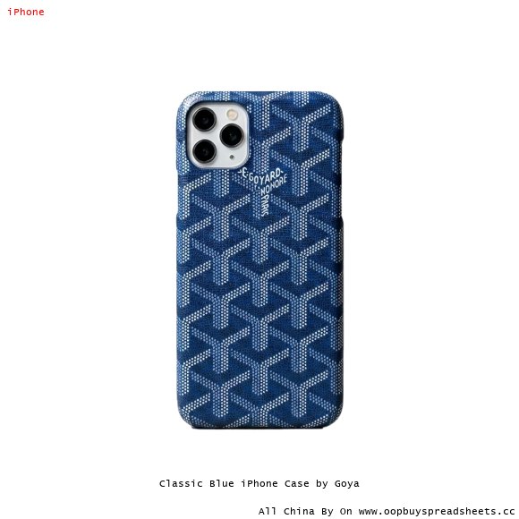 Classic Blue iPhone Case by Goya