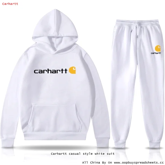 Carhartt casual style white suit