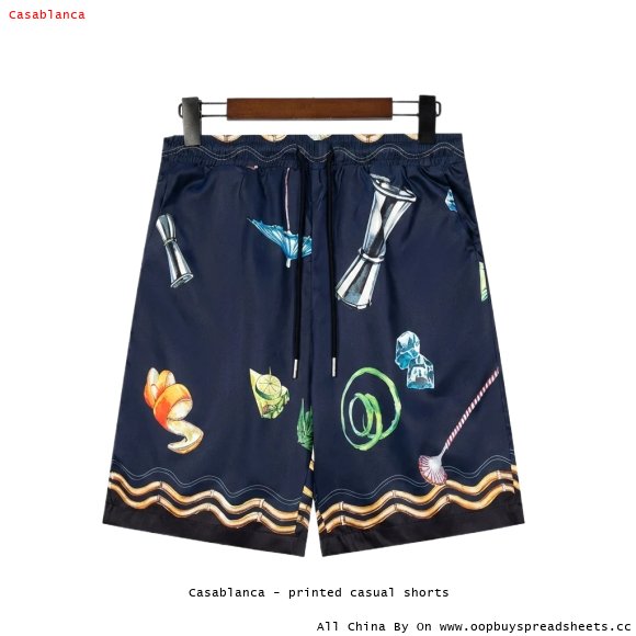 Casablanca - printed casual shorts