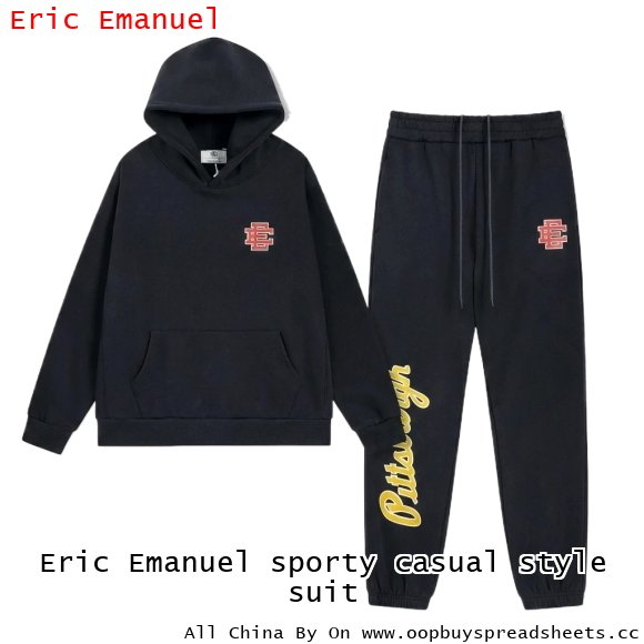 Eric Emanuel sporty casual style suit