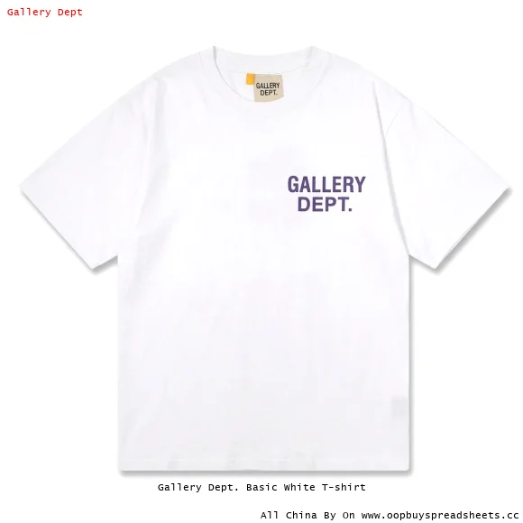 Gallery Dept. Basic White T-shirt