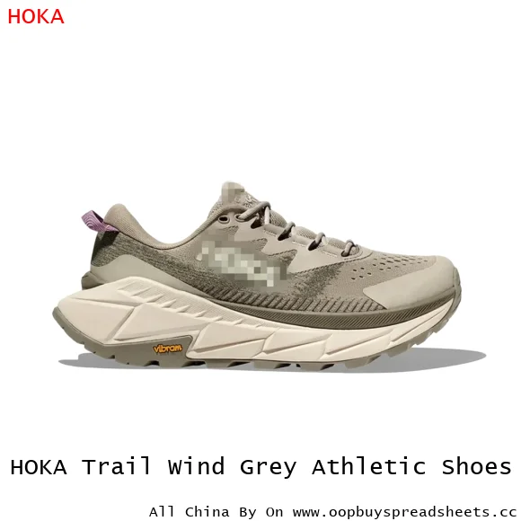 HOKA Trail Wind Grey Athletic Shoes