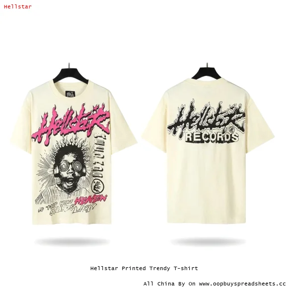 Hellstar Printed Trendy T-shirt
