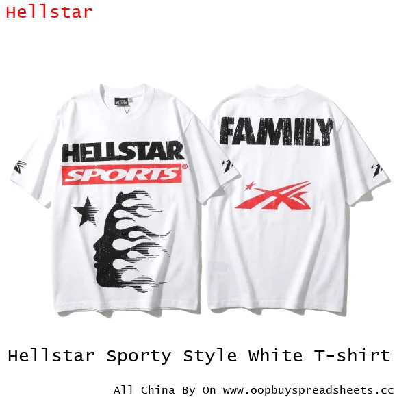 Hellstar Sporty Style White T-shirt