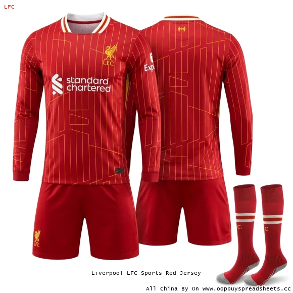 Liverpool LFC Sports Red Jersey