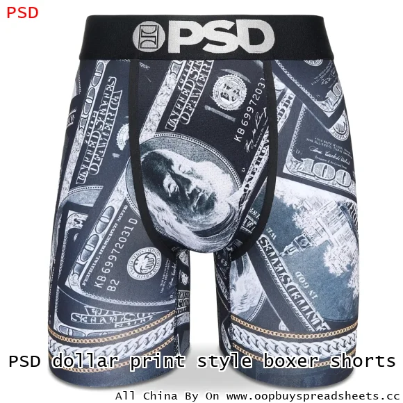 PSD dollar print style boxer shorts