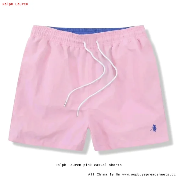 Ralph Lauren pink casual shorts