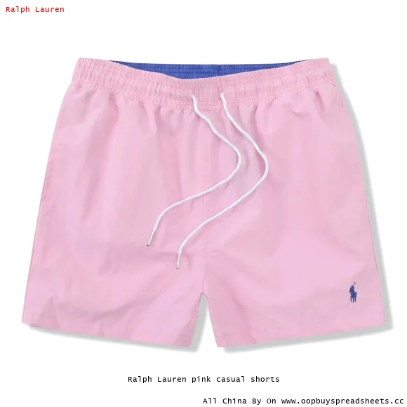 Ralph Lauren pink casual shorts
