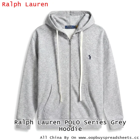 Ralph Lauren POLO Series Grey Hoodie