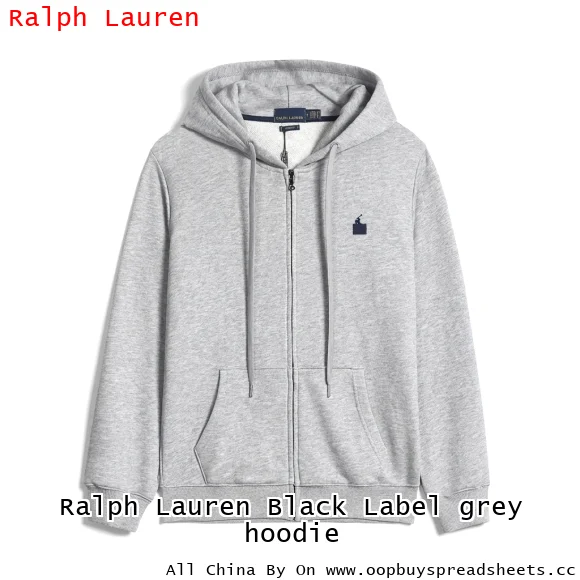 Ralph Lauren Black Label grey hoodie