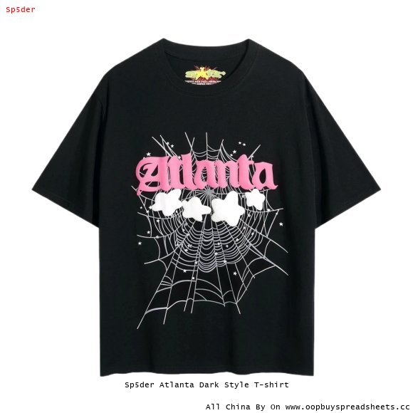 Sp5der Atlanta Dark Style T-shirt