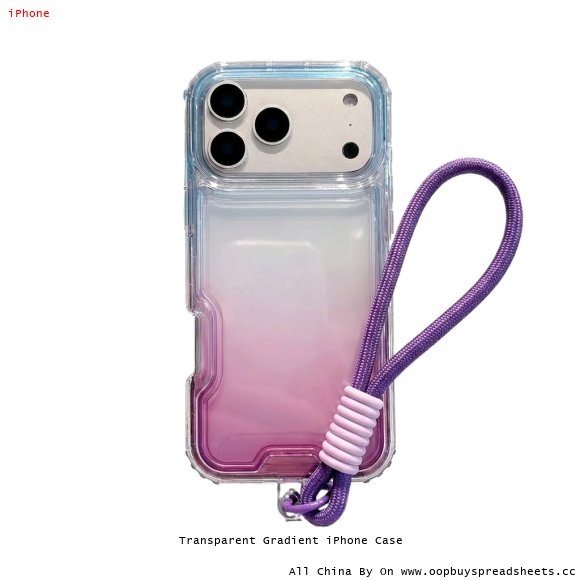 Transparent Gradient iPhone Case