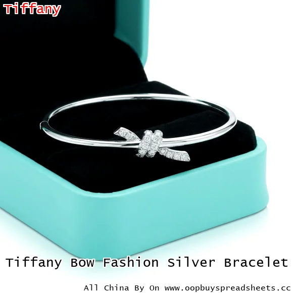 Tiffany Bow Fashion Silver Bracelet