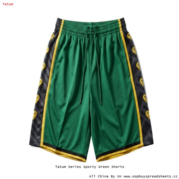 Tatum Series Sporty Green Shorts