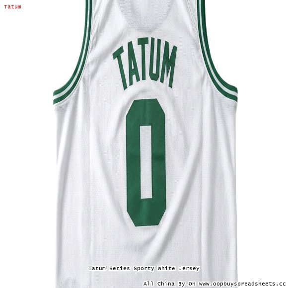 Tatum Series Sporty White Jersey