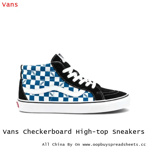 Vans Checkerboard High-top Sneakers