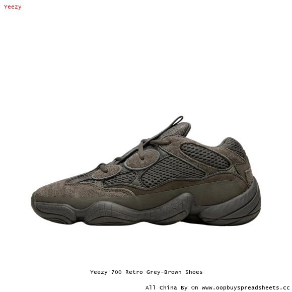 Yeezy 700 Retro Grey-Brown Shoes