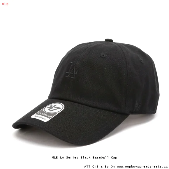 MLB LA Series Black Baseball Cap
