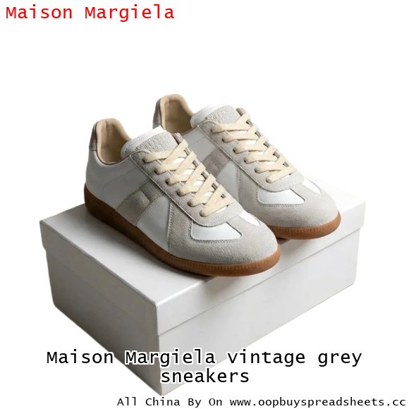 Maison Margiela vintage grey sneakers