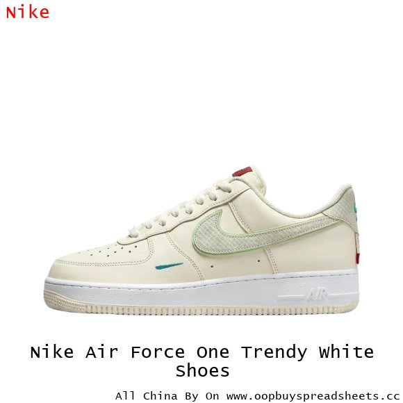 Nike Air Force One Trendy White Shoes