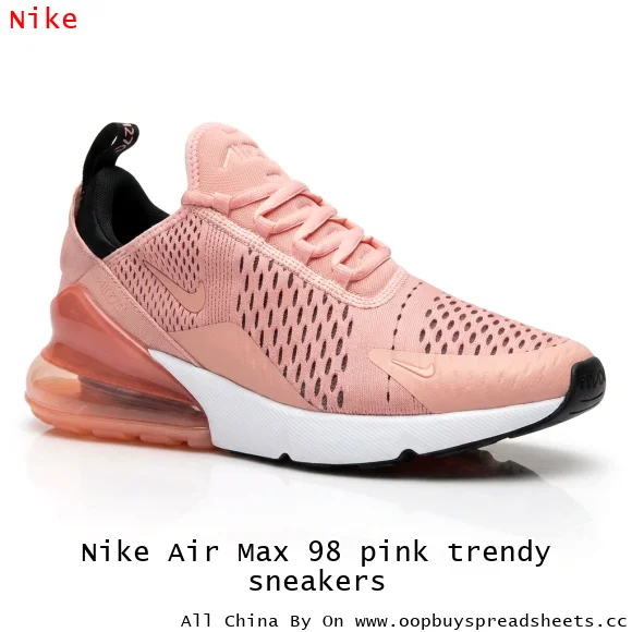 Nike Air Max 98 pink trendy sneakers