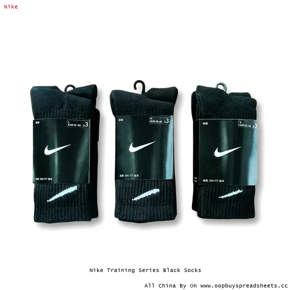 Nike Training Series Black Socks