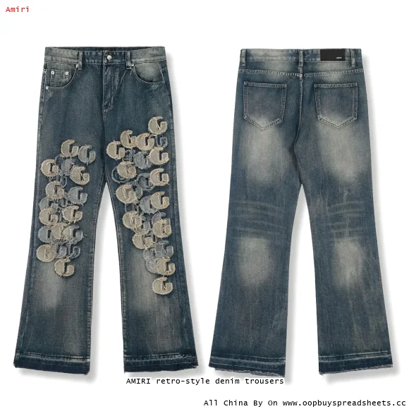 AMIRI retro-style denim trousers