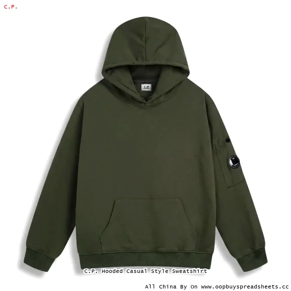 C.P. Hooded Casual Style Sweatshirt