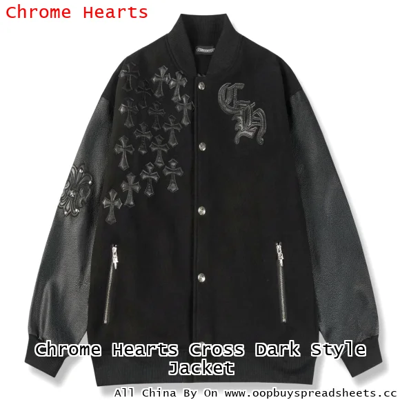Chrome Hearts Cross Dark Style Jacket