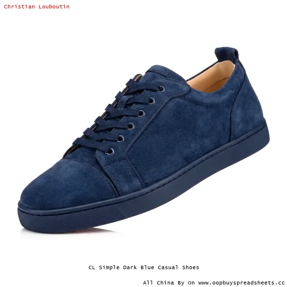 CL Simple Dark Blue Casual Shoes