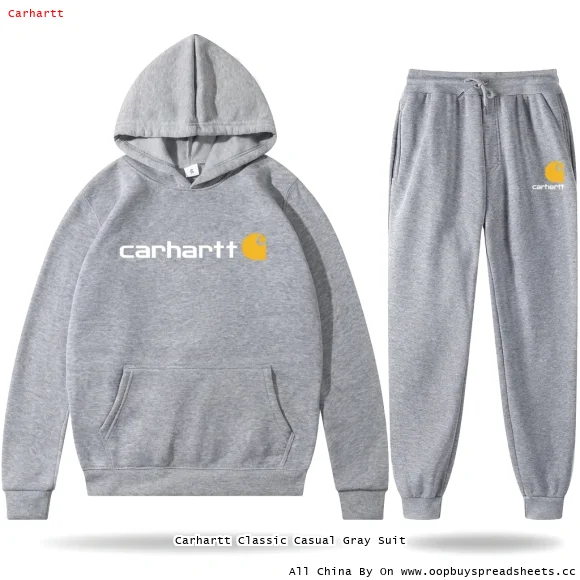 Carhartt Classic Casual Gray Suit