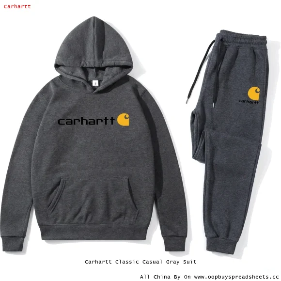 Carhartt Classic Casual Gray Suit