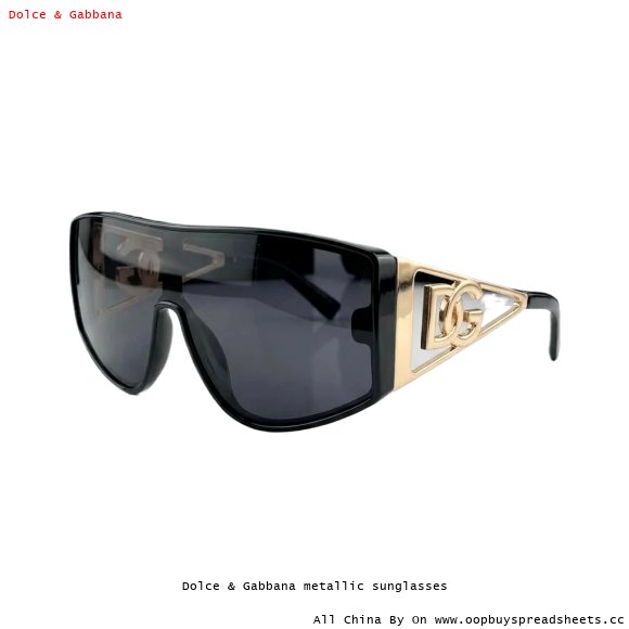 Dolce & Gabbana metallic sunglasses