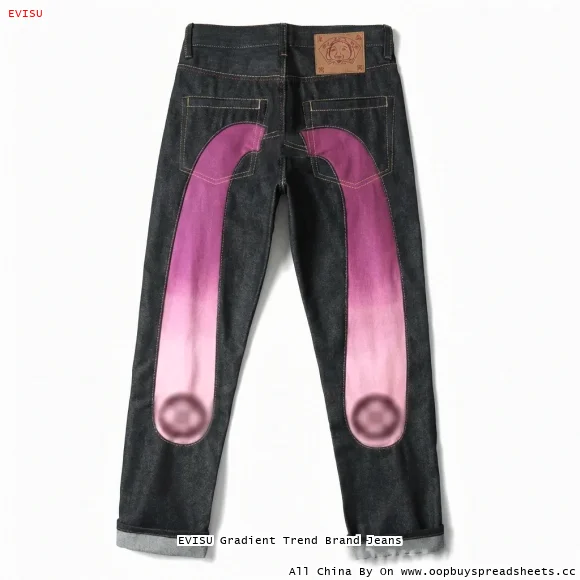 EVISU Gradient Trend Brand Jeans