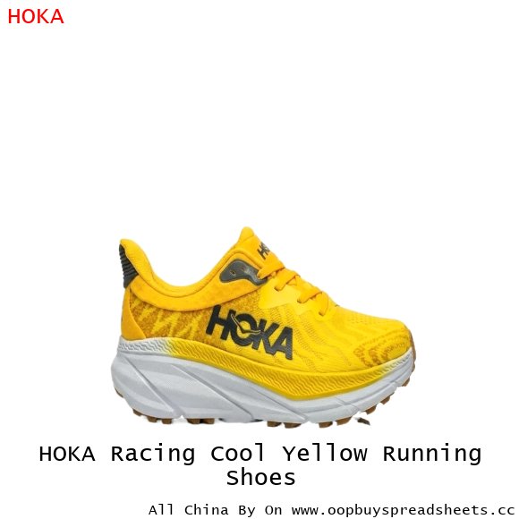 HOKA Racing Cool Yellow Running Shoes
