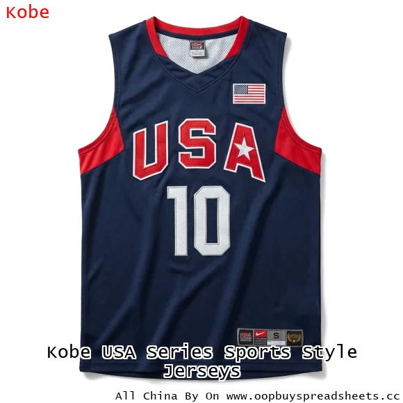 Kobe USA Series Sports Style Jerseys