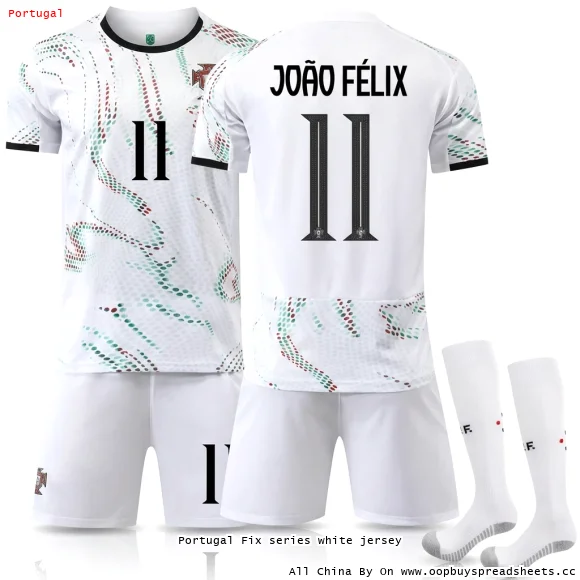 Portugal Fix series white jersey