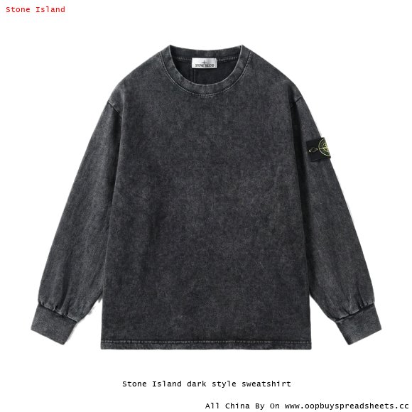 Stone Island dark style sweatshirt
