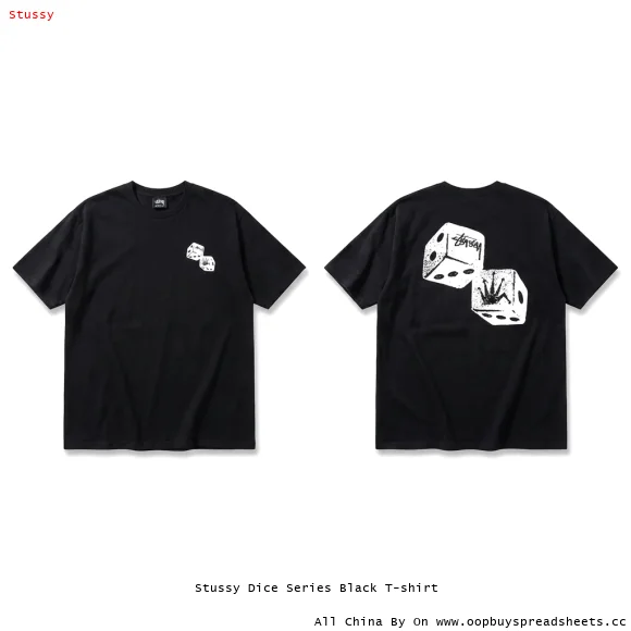 Stussy Dice Series Black T-shirt